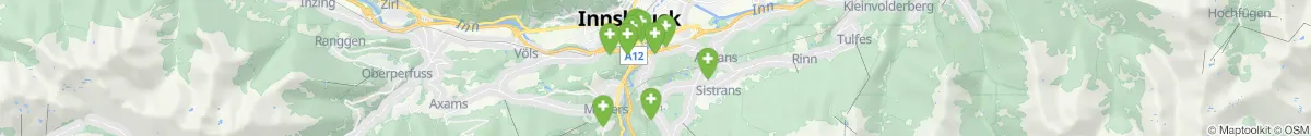 Kartenansicht für Apotheken-Notdienste in der Nähe von Vill (Innsbruck  (Stadt), Tirol)